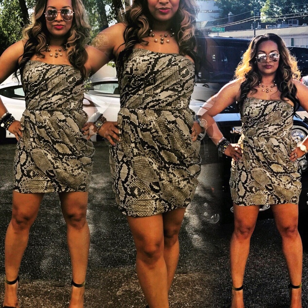 Strapless Mini Dress